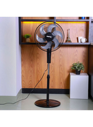Geepas Stand Fan, 16-inch, Black