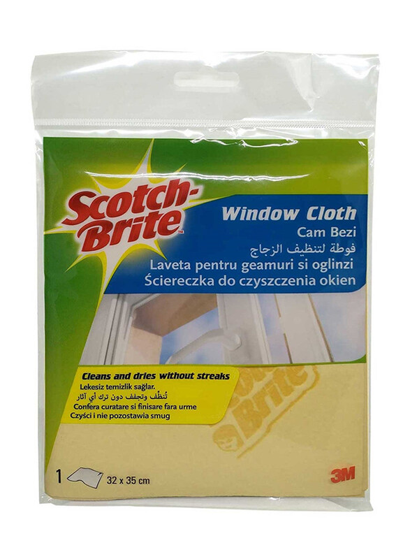 

3M Scotch Brite Cloth Window Cloth, Yellow