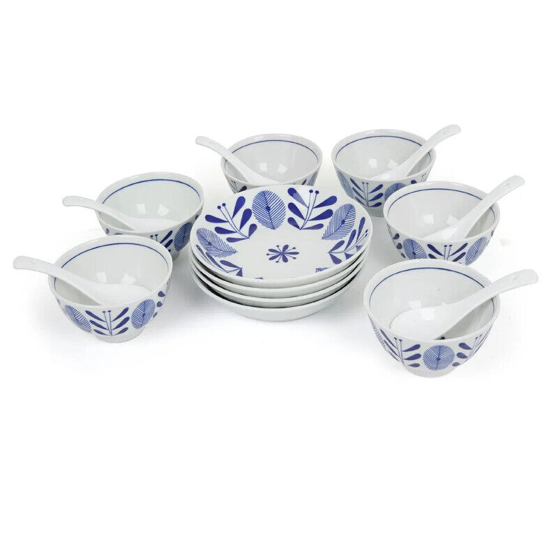 10PCS,7843-2017 , CERAMIC SOUP BOWL SET