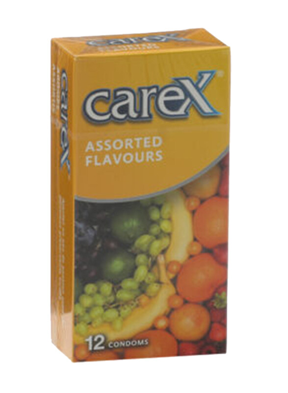 

Carex Assorted Flavours Condoms, 12 Pieces