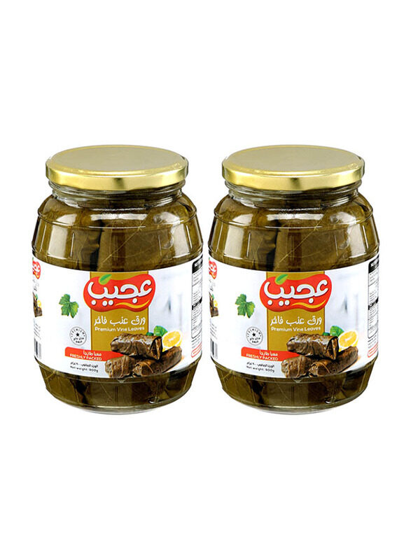 

Ajeeb Premium Vine Leaves, 2 x 900g