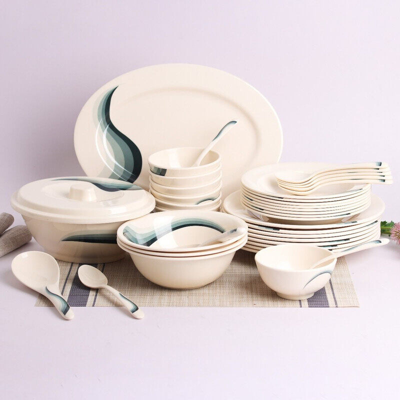 

Generic RF6721, Melamine Dinner 40Pcs Set
