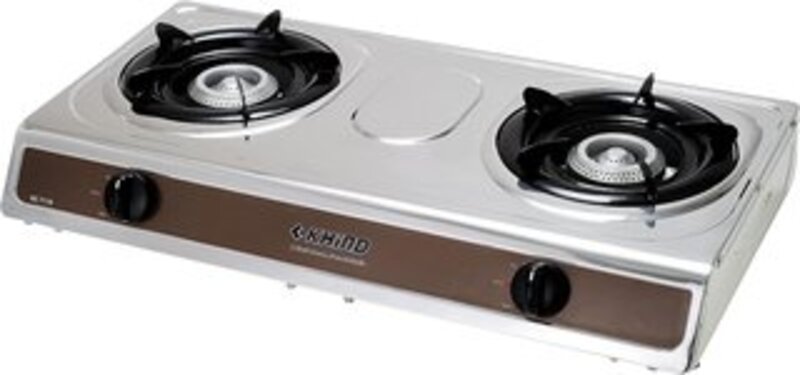 KHIND GC7110,   2 Burner Gas Stove Cooker with Auto Ignition