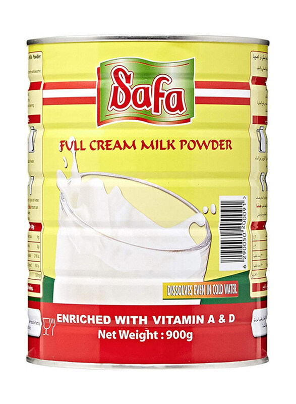 

Safa Full Cream Milk Powder Tin, 900g