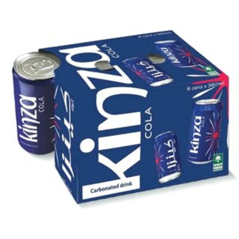 

KINZA COLA, SOFT DRINK 6X360ML