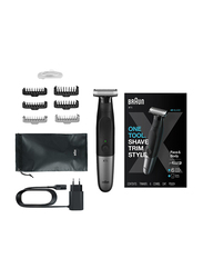 Braun Groom Face & Body Trimmer, Black