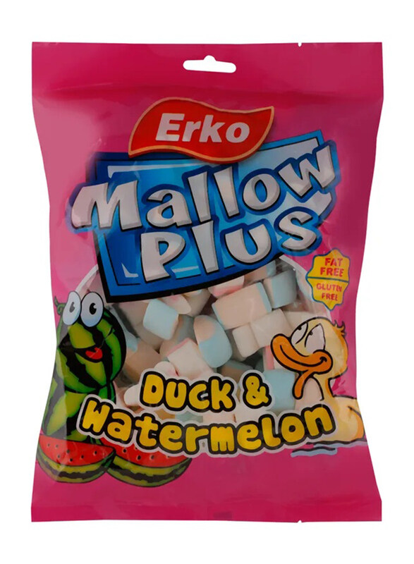 

Erko Mallow Plus Duck and Watermelon Flavour Marshmallow, 200g