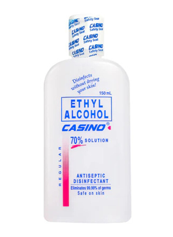 

Casino 70% Ethyl Alcohol Regular Antiseptic Disinfectant, 150ml