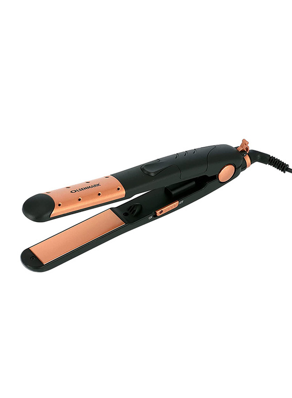 Olsenmark Ceramic Hair Straightener, OMH4020, Black/Rose Gold