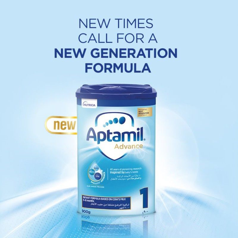 Aptamil Advance 1 Next Generation Infant Milk Formula, 0-6 Months, 900g