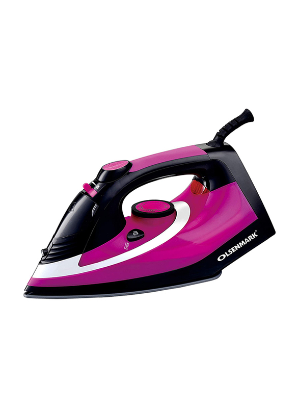 

Olsenmark Steam Iron 2400W, OMSI1715, Black/Pink