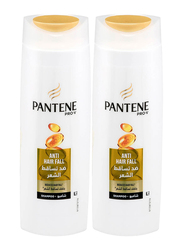Pantene Anti Hair Fall Shampoo, 2 Pieces, 400ml