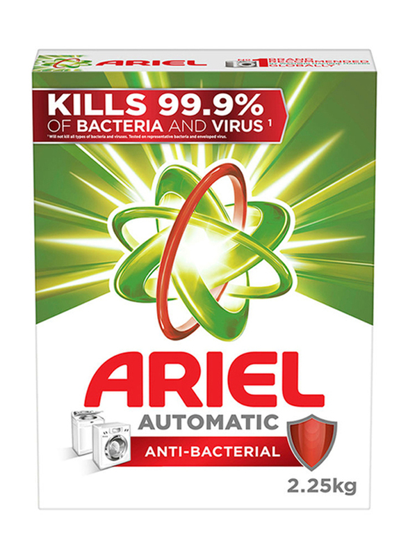 Ariel Antibacterial Automatic Laundry Powder Detergent, 2.25Kg