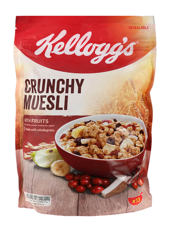 Kellogg's Fruits Crunchy Muesli, 600g
