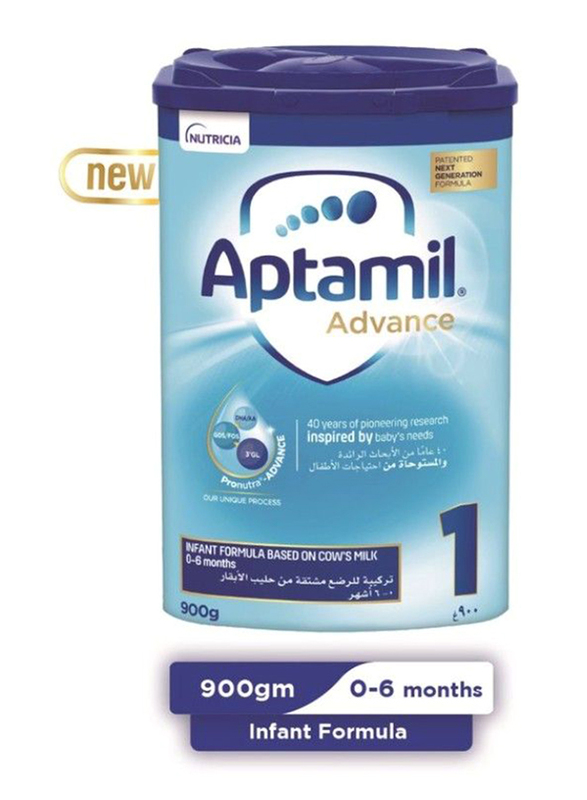 Aptamil Advance 1 Next Generation Infant Milk Formula, 0-6 Months, 900g