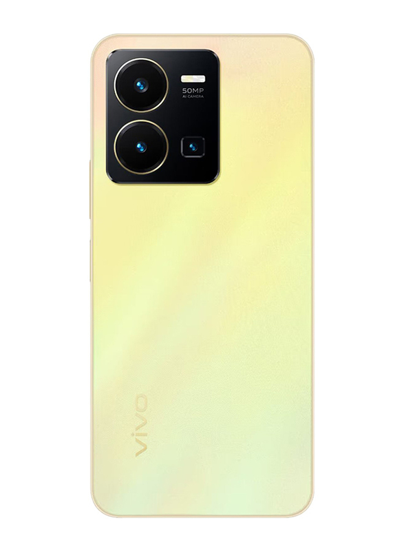 Vivo Y35 128GB Dawn Gold, 8GB RAM, 4G LTE, Dual Sim Smartphone