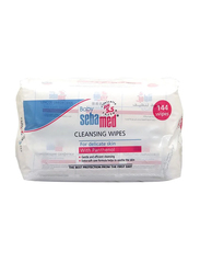 Sebamed Cleansing Baby Wet Wipes, Pack of 2, 144 Wipes