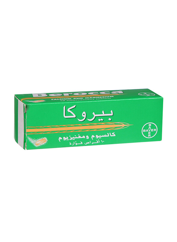 

Bayer Berocca Calcium & Magnesium Tablets, 10 Tablets