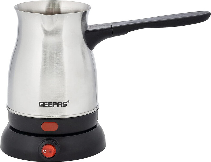 Geepas Gk38050, Steel,Turkish Coffe Maker, 0.8ltr