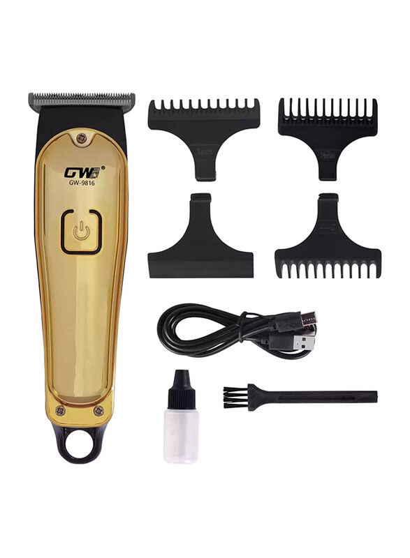 

GW Professional Beard & Moustache Hair Clipper, GW-9816, Gold