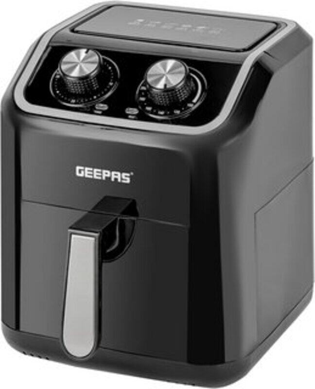 

Geepas Vortex 5L Digital Air Fryer,Convection Air Fryer with LED Touchscreen, 30 Minutes Timer & Non-Stick Basket, Oil Free Toaster Oven