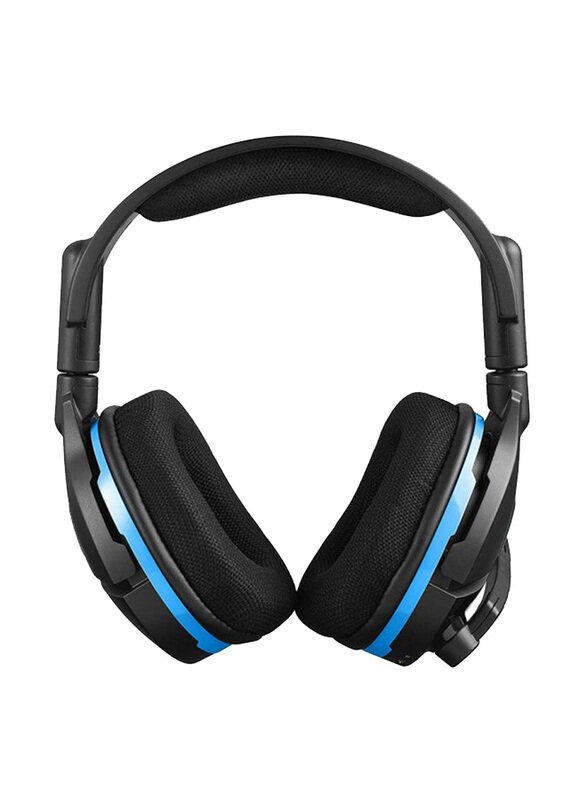 

Turtle Beach Stealth 600 Premium Wireless Surround Sound Gaming Headset for PlayStation PS4, PS4 Pro, Black/Blue