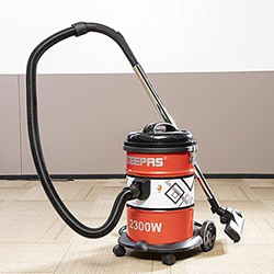 Geepas Drum Vacuum Cleaner, GVC2592, Red/Black