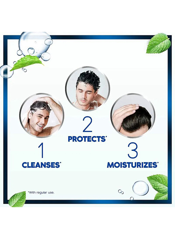 Head & Shoulders Menthol Fresh Shampoo, 2 Pieces, 400ml