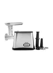 iSonic Electric Meat Grinder with 3 Cutting Plates, 1500W, iMG 575, Silver