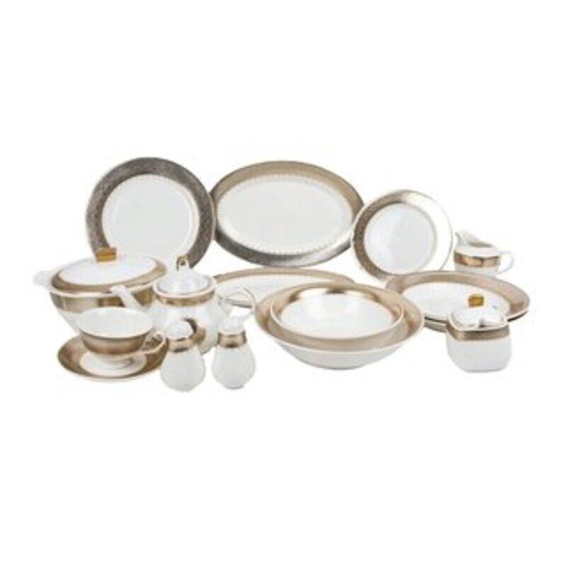 

Generic 73 pcs Porcelain 8015 WDL 74 1 , Dinner Set
