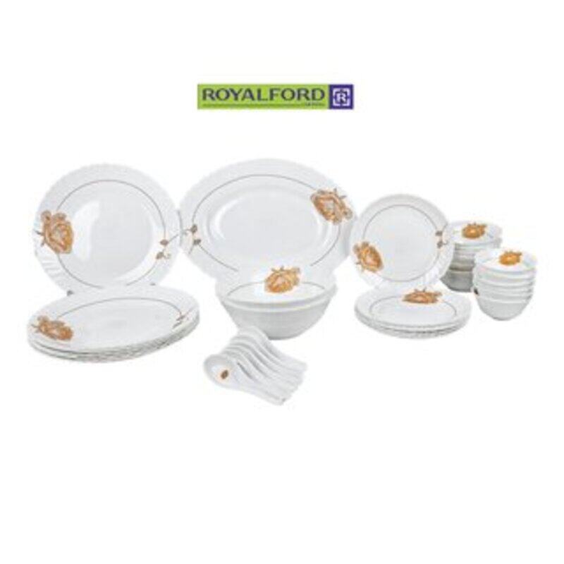 

Royal Ford Royalford RF12470, 33 Pieces , Opalware Dinner Set