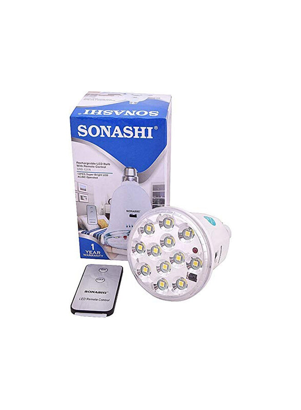 

Sonashi Rechargeable LED Bulb, SRB-121R, White