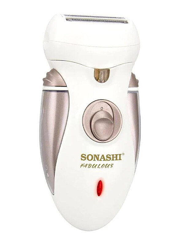 

Sonashi 3-in-1 Rechargeable Epilator, Shaver & Trimmer, Rose Gold/White