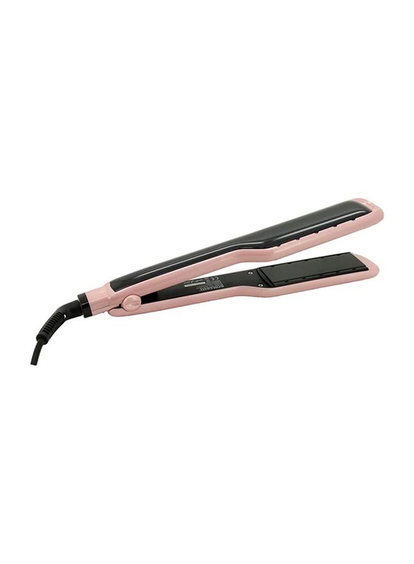 Sonashi Wet & Dry Ceramic Coated Plate Hair Straightener, SHS-2059, Black/Rose Gold