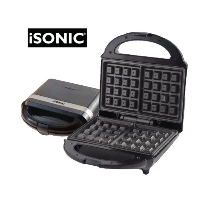 

ISONIC Square Waffle Maker, ISM 723 Sandwich Maker