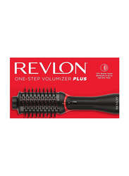 Revlon One Step Volumizer Hot Air Brush, RVDR5298ARB, Black/Red