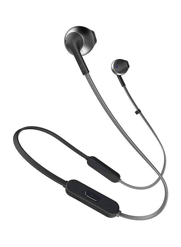 

JBL T205BT In-Ear Neckband Headphones with Mic, Black