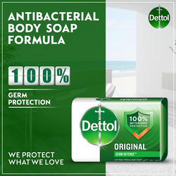 Dettol Original Anti-Bacterial Soap, 4 x 165gm
