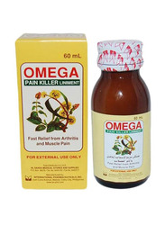 Omega Pain Killer Liniment Oil, 120ml