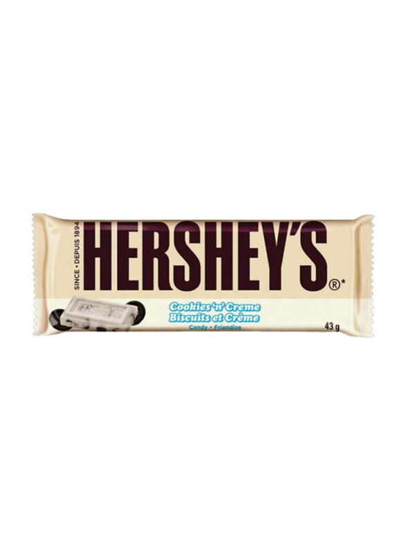 

Hersheys Hershey's Cookies and Cream Chocolate Bar, 40g
