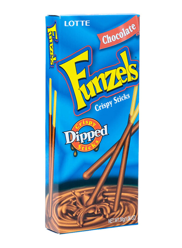 

Lotte Funzels Chocolate Crispy Sticks, 34g