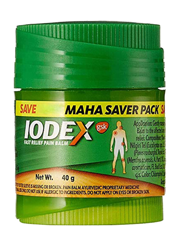 

Iodex Multi Purpose Fast Pain Relief Balm, 40gm