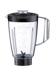 Black+Decker 1L Blender with 2 Blender Jars & Grinder Mill, 400W, BX365PR-B5, Black