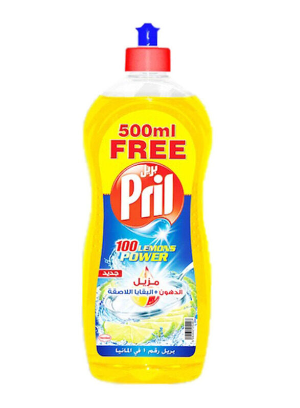 

Pril Lemon Dishwashing Liquid, 1.5 Liter