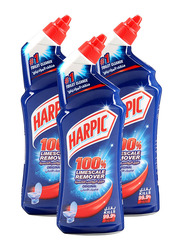 Harpic Original Limescale Remover Liquid Toilet Cleaner, 3 x 750ml