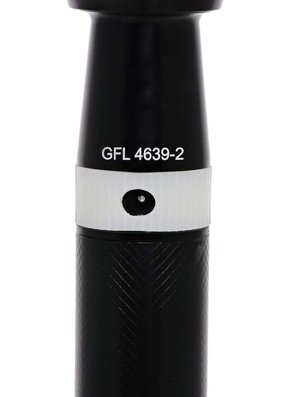 Geepas Rechargeable LED Flashlight, 4 Pieces, GFL4639, Black