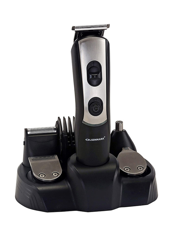 

Olsenmark Rechargeable Hair Trimmer, OMTR3087, Black/Silver