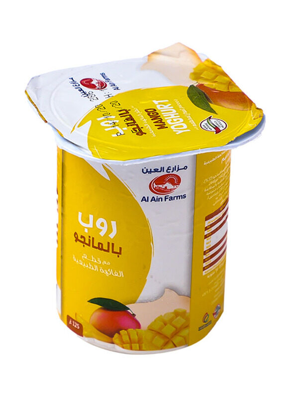 

Al Ain Mango Flavored Yoghurt, 125g