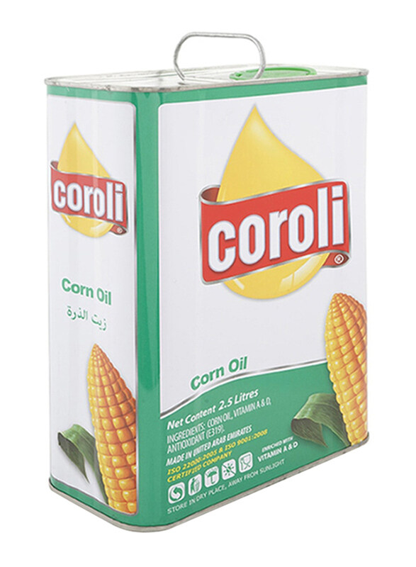 

Coroli Corn Cooking Oil Tin, 2.5 Litre