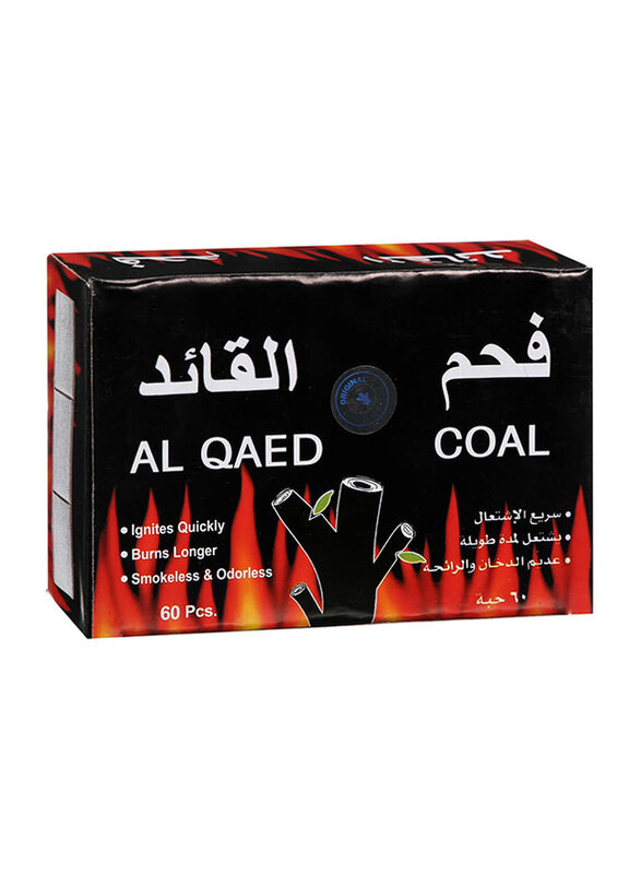 

Al Qaed 60 Piece Fast Lightning Odorless Charcoal, Black